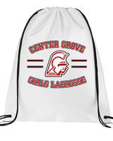 Center Grove HS Girls Lacrosse Curve - Drawstring Bag