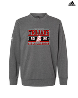 Center Grove HS Girls Lacrosse Stamp - Mens Adidas Crewneck