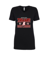 Center Grove HS Girls Lacrosse Stamp - Womens Vneck