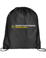 Center Point-Urbana HS Track & Field Logo 02 - Drawstring Bag