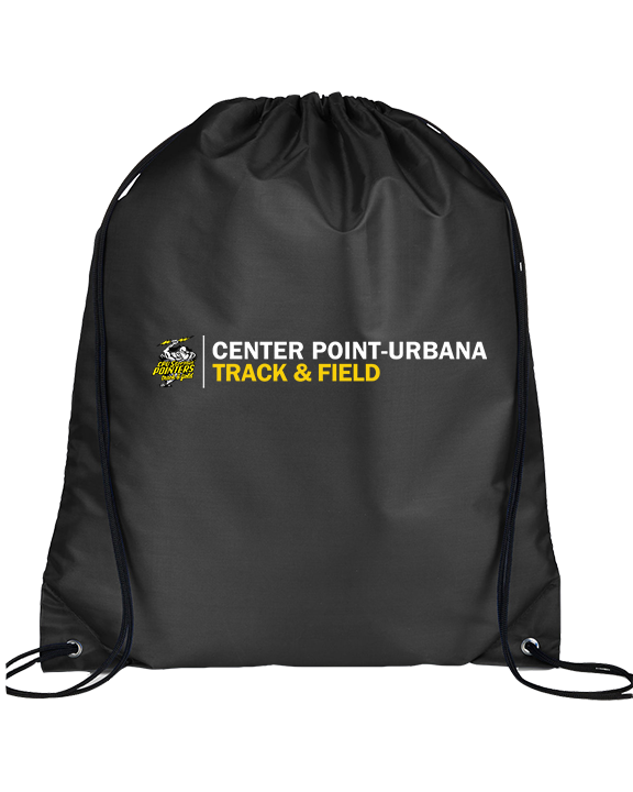 Center Point-Urbana HS Track & Field Logo 02 - Drawstring Bag