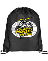 Center Point-Urbana HS Track & Field Logo Main - Drawstring Bag