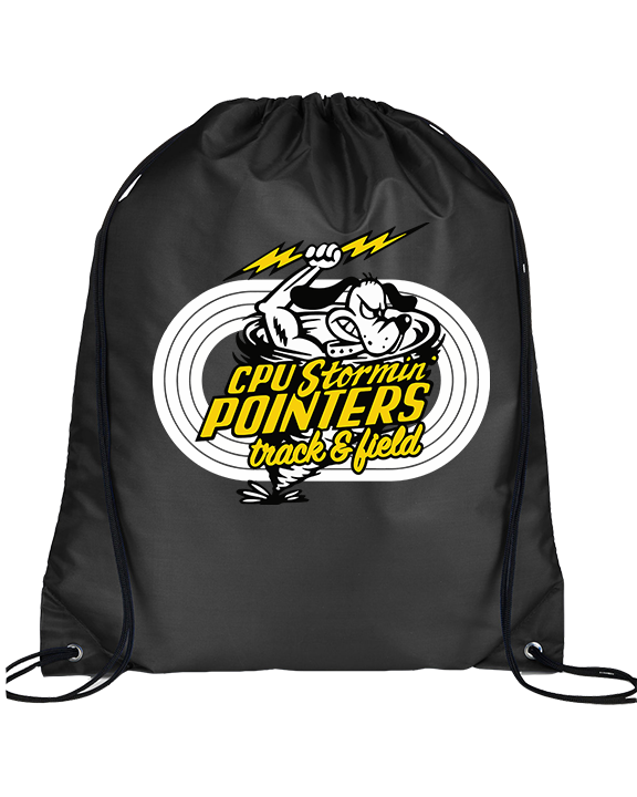 Center Point-Urbana HS Track & Field Logo Main - Drawstring Bag