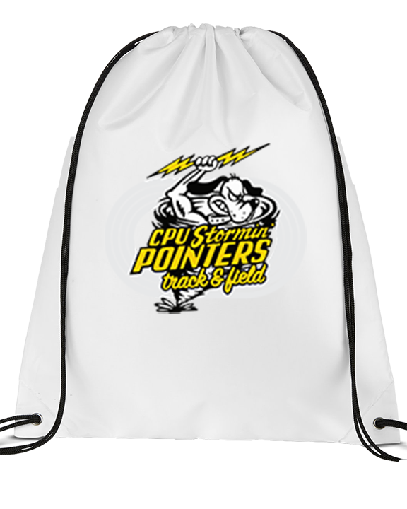 Center Point-Urbana HS Track & Field Logo Main - Drawstring Bag
