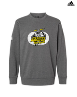 Center Point-Urbana HS Track & Field Logo Main - Mens Adidas Crewneck