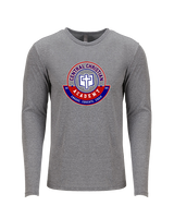 Central Christian Academy Athletics Logo - Tri-Blend Long Sleeve