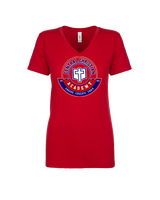 Central Christian Academy Athletics Logo - Womens Vneck