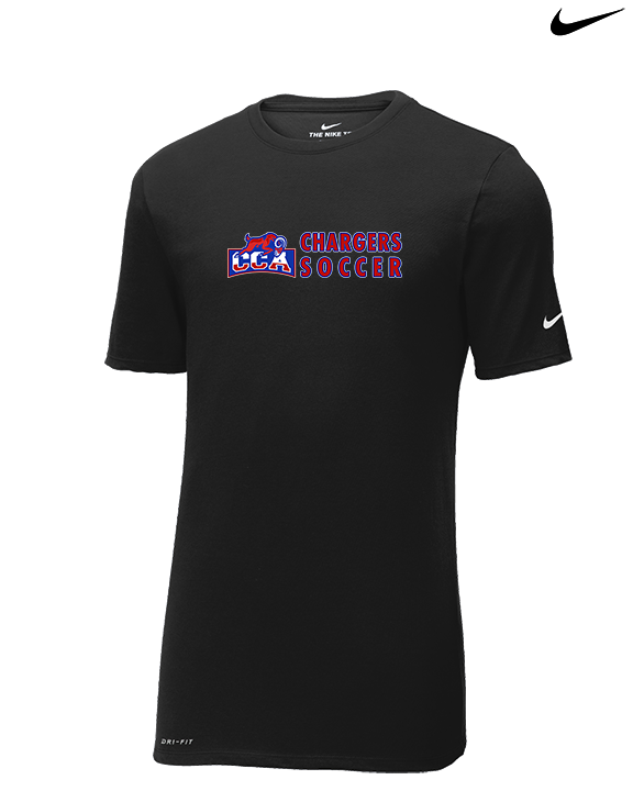 Central Christian Academy Soccer Basic - Mens Nike Cotton Poly Tee