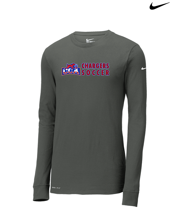 Central Christian Academy Soccer Basic - Mens Nike Longsleeve
