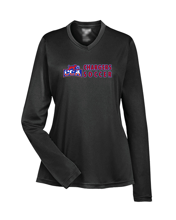 Central Christian Academy Soccer Basic - Womens Performance Longsleeve