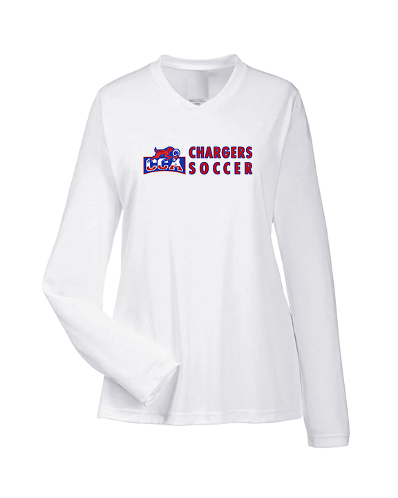 Central Christian Academy Soccer Basic - Womens Performance Longsleeve