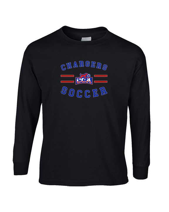 Central Christian Academy Soccer Curve - Cotton Longsleeve