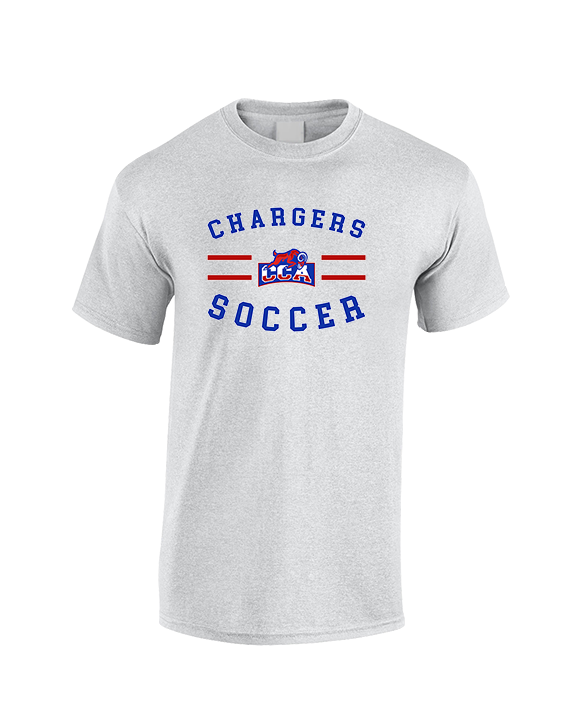Central Christian Academy Soccer Curve - Cotton T-Shirt
