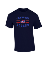 Central Christian Academy Soccer Curve - Cotton T-Shirt