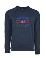 Central Christian Academy Soccer Curve - Crewneck Sweatshirt