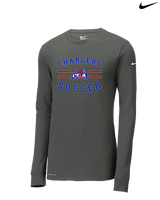 Central Christian Academy Soccer Curve - Mens Nike Longsleeve