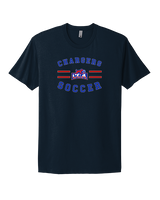 Central Christian Academy Soccer Curve - Mens Select Cotton T-Shirt