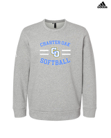 Charter Oak HS Softball Curve - Mens Adidas Crewneck