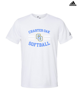 Charter Oak HS Softball Curve - Mens Adidas Performance Shirt