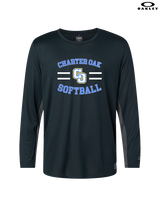 Charter Oak HS Softball Curve - Mens Oakley Longsleeve