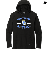 Charter Oak HS Softball Curve - New Era Tri-Blend Hoodie