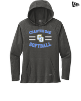 Charter Oak HS Softball Curve - New Era Tri-Blend Hoodie