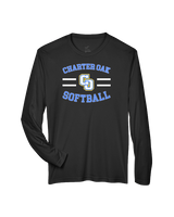 Charter Oak HS Softball Curve - Performance Longsleeve