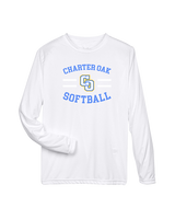 Charter Oak HS Softball Curve - Performance Longsleeve