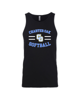 Charter Oak HS Softball Curve - Tank Top