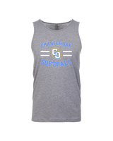 Charter Oak HS Softball Curve - Tank Top