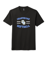 Charter Oak HS Softball Curve - Tri-Blend Shirt