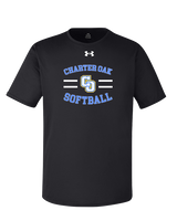 Charter Oak HS Softball Curve - Under Armour Mens Team Tech T-Shirt