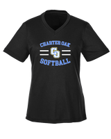 Charter Oak HS Softball Curve - Womens Performance Shirt