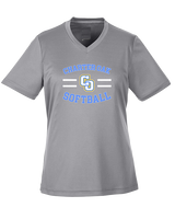 Charter Oak HS Softball Curve - Womens Performance Shirt