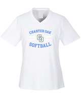 Charter Oak HS Softball Curve - Womens Performance Shirt