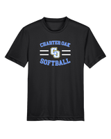 Charter Oak HS Softball Curve - Youth Performance Shirt