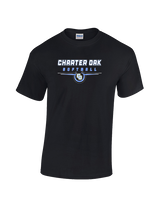 Charter Oak HS Softball Design - Cotton T-Shirt