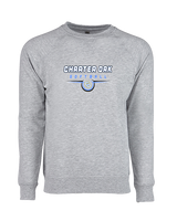 Charter Oak HS Softball Design - Crewneck Sweatshirt