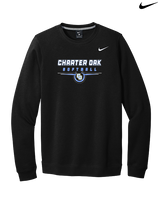 Charter Oak HS Softball Design - Mens Nike Crewneck