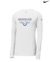 Charter Oak HS Softball Design - Mens Nike Longsleeve
