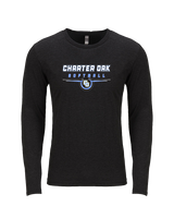 Charter Oak HS Softball Design - Tri-Blend Long Sleeve