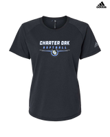 Charter Oak HS Softball Design - Womens Adidas Performance Shirt