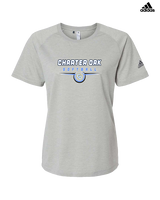Charter Oak HS Softball Design - Womens Adidas Performance Shirt