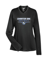 Charter Oak HS Softball Design - Womens Performance Longsleeve