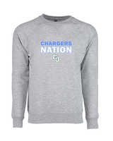 Charter Oak HS Softball Nation - Crewneck Sweatshirt