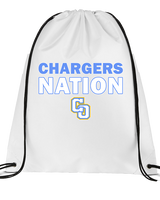 Charter Oak HS Softball Nation - Drawstring Bag