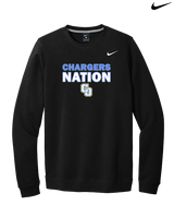 Charter Oak HS Softball Nation - Mens Nike Crewneck