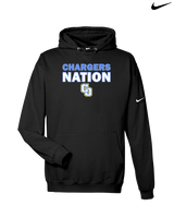 Charter Oak HS Softball Nation - Nike Club Fleece Hoodie