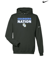 Charter Oak HS Softball Nation - Nike Club Fleece Hoodie