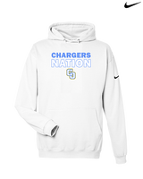 Charter Oak HS Softball Nation - Nike Club Fleece Hoodie
